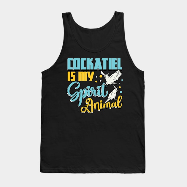 Cockatiel Ornitologist Parrot Bird Tank Top by Peco-Designs